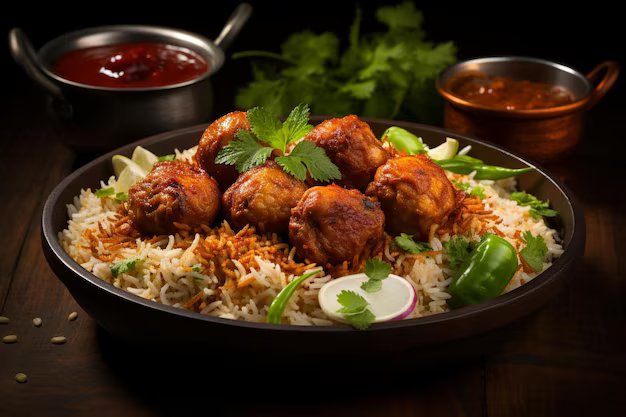Chicken Lollipop Biryani