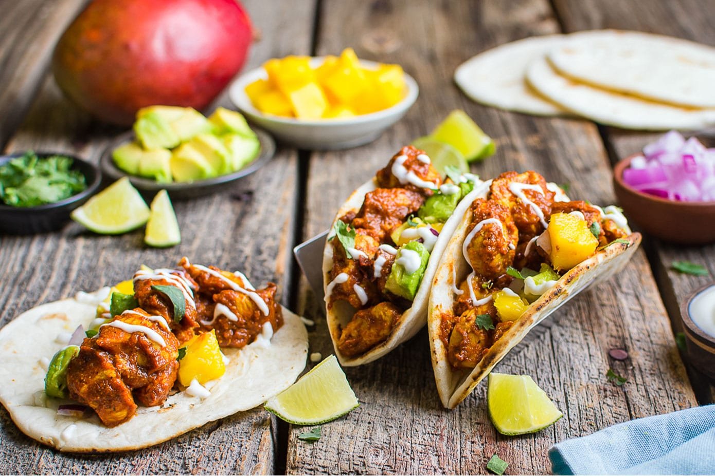 Spicy Chicken Tikka Taco